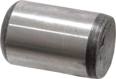 Value Collection - 5/8" Diam x 1" Pin Length Grade 8 Alloy Steel Standard Dowel Pin - C 50-58 Hardness, 79,800 Lb Breaking Strength, 1 Beveled & 1 Rounded End - Americas Industrial Supply