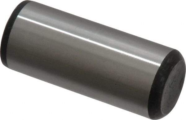 Value Collection - 5/8" Diam x 1-1/2" Pin Length Grade 8 Alloy Steel Standard Dowel Pin - C 50-58 Hardness, 79,800 Lb Breaking Strength, 1 Beveled & 1 Rounded End - Americas Industrial Supply