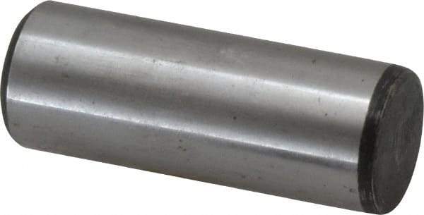 Value Collection - 3/4" Diam x 2" Pin Length Grade 8 Alloy Steel Standard Dowel Pin - C 50-58 Hardness, 114,000 Lb Breaking Strength, 1 Beveled & 1 Rounded End - Americas Industrial Supply