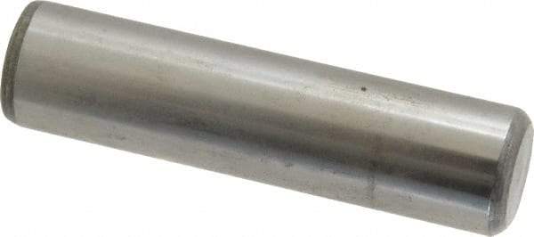 Value Collection - 3/4" Diam x 3" Pin Length Grade 8 Alloy Steel Standard Dowel Pin - C 50-58 Hardness, 114,000 Lb Breaking Strength, 1 Beveled & 1 Rounded End - Americas Industrial Supply