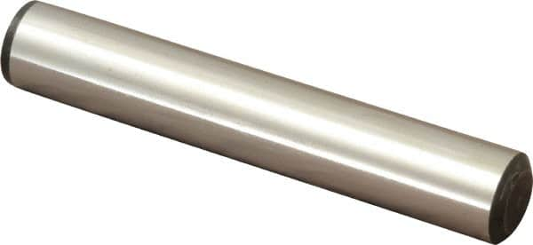 Value Collection - 3/4" Diam x 4-1/2" Pin Length Grade 8 Alloy Steel Standard Dowel Pin - C 50-58 Hardness, 114,000 Lb Breaking Strength, 1 Beveled & 1 Rounded End - Americas Industrial Supply