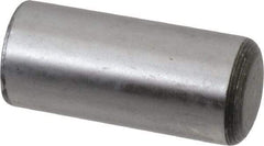 Value Collection - 7/8" Diam x 2" Pin Length Grade 8 Alloy Steel Standard Dowel Pin - C 50-58 Hardness, 156,000 Lb Breaking Strength, 1 Beveled & 1 Rounded End - Americas Industrial Supply