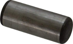 Value Collection - 1" Diam x 2-1/2" Pin Length Grade 8 Alloy Steel Standard Dowel Pin - C 50-58 Hardness, 204,000 Lb Breaking Strength, 1 Beveled & 1 Rounded End - Americas Industrial Supply