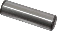 Value Collection - 1" Diam x 3-1/2" Pin Length Grade 8 Alloy Steel Standard Dowel Pin - C 50-58 Hardness, 204,000 Lb Breaking Strength, 1 Beveled & 1 Rounded End - Americas Industrial Supply