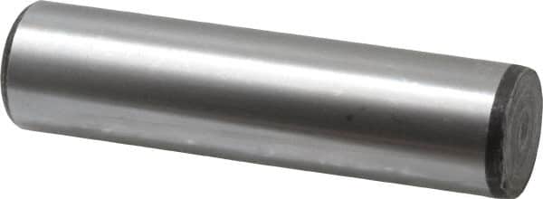 Value Collection - 1" Diam x 4" Pin Length Grade 8 Alloy Steel Standard Dowel Pin - C 50-58 Hardness, 204,000 Lb Breaking Strength, 1 Beveled & 1 Rounded End - Americas Industrial Supply