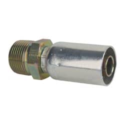 Eaton - 1-11-1/2 NPT Straight Hydraulic Hose Fitting - 3/4" Hose Diam - Americas Industrial Supply
