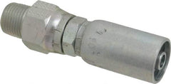 Eaton - 3/8-18 Thread Straight Hydraulic Hose Fitting - 3/8" Hose Diam - Americas Industrial Supply