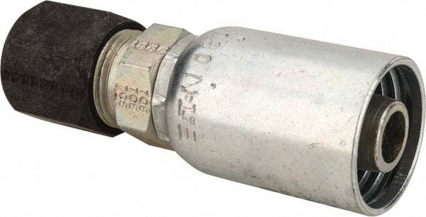 Eaton - 3/4-16 Thread Straight Hydraulic Hose Fitting - 1/2" Hose Diam - Americas Industrial Supply