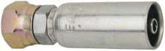 Eaton - 1/4-18 Thread Straight Hydraulic Hose Fitting - 1/4" Hose Diam - Americas Industrial Supply