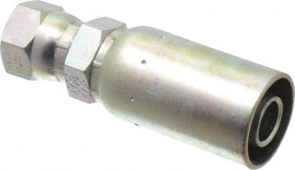 Eaton - 3/4-16 SAE Straight Hydraulic Hose Fitting - 5/8" Hose Diam - Americas Industrial Supply