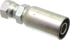 Eaton - 3/4-16 SAE Straight Hydraulic Hose Fitting - 5/8" Hose Diam - Americas Industrial Supply