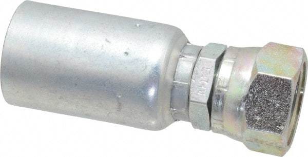 Eaton - 1-1/16-12 SAE Straight Hydraulic Hose Fitting - 3/4" Hose Diam - Americas Industrial Supply
