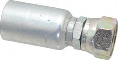 Eaton - 1-1/16-12 SAE Straight Hydraulic Hose Fitting - 3/4" Hose Diam - Americas Industrial Supply