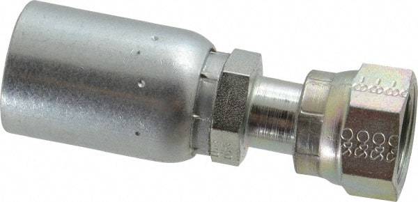 Eaton - 13/16-16 Thread Straight Hydraulic Hose Fitting - 1/2" Hose Diam - Americas Industrial Supply