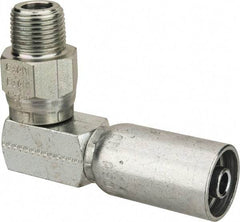 Eaton - 3/8-18 Thread Hydraulic Hose Elbow - 3/8" Hose Diam - Americas Industrial Supply
