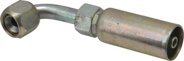 Eaton - 1/2-20 SAE Hydraulic Hose Elbow - 1/4" Hose Diam - Americas Industrial Supply