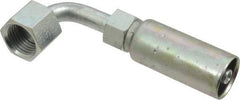 Eaton - 9/16-18 Thread Hydraulic Hose Elbow - 1/4" Hose Diam - Americas Industrial Supply