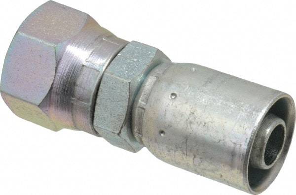 Eaton - 7/8-14 SAE Straight Hydraulic Hose Fitting - 1/2" Hose Diam - Americas Industrial Supply
