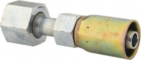Eaton - 11/16-16 Thread Straight Hydraulic Hose Fitting - 3/8" Hose Diam - Americas Industrial Supply