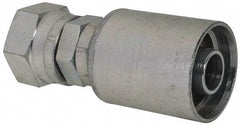 Eaton - 1 - 3/16-12 Thread Straight Hydraulic Hose Fitting - 3/4" Hose Diam - Americas Industrial Supply