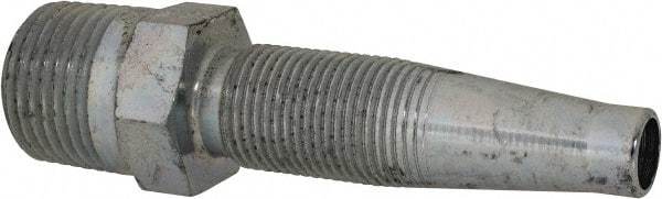 Eaton - 3/8-18 Thread Straight Hydraulic Hose Fitting - 3/8" Hose Diam - Americas Industrial Supply