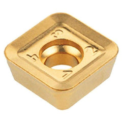 Iscar - QDMT120520 M Grade IC908 Carbide Milling Insert - TiAlN Finish, 0.197" Thick, 1/2" Inscribed Circle, 2mm Corner Radius - Americas Industrial Supply
