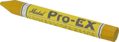 Markal - Chalk Lumber Crayon - Yellow - Americas Industrial Supply