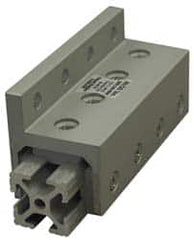 80/20 Inc. - 1-5/8" Wide, 1.968" High, Open Shelving Accessory/Component - Aluminum, 4" Long, 4" Deep, Use with Series 10 - 1010 Extrusion - Americas Industrial Supply