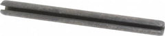 Made in USA - 1/8" Diam x 1-3/8" Long Slotted Spring Pin - Grade 1070-1090 Alloy Steel, Black Oxide Finish - Americas Industrial Supply