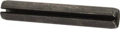 Made in USA - 5/16" Diam x 1-7/8" Long Slotted Spring Pin - Grade 1070-1090 Alloy Steel, Black Oxide Finish - Americas Industrial Supply