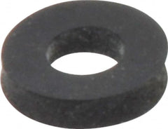 Made in USA - #10 Screw, Grade 60 Neoprene Standard Flat Washer - 0.17" ID x 3/8" OD, 0.108" Thick, Plain Finish - Americas Industrial Supply
