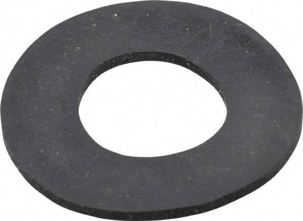 Made in USA - #1 Screw, Grade 60 Neoprene Standard Flat Washer - 0.99" ID x 2" OD, 0.108" Thick, Plain Finish - Americas Industrial Supply