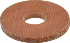 Made in USA - #10 Screw, Grade LE Phenolic Standard Flat Washer - 0.202" ID x 0.632" OD, 0.063" Thick, Plain Finish - Americas Industrial Supply