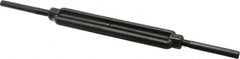 Made in USA - 1,200 Lb Load Limit, 3/8" Thread Diam, 6" Take Up, Steel Stub & Stub Turnbuckle - 7-1/4" Body Length, 7/16" Neck Length, 13" Closed Length - Americas Industrial Supply