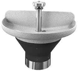 Bradley - Semi-Circular, Infrared Sensor, Internal Drain, 54" Diam, 4 Person Capacity, Terreon, Wash Fountain - 2.5 GPM, 8-1/2" Bowl Depth, 34" High - Americas Industrial Supply