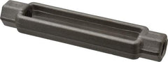 Made in USA - 7,200 Lb Load Limit, 7/8" Thread Diam, 6" Take Up, Steel Turnbuckle Body Turnbuckle - 8-3/8" Body Length, 1-3/16" Neck Length, 17" Closed Length - Americas Industrial Supply