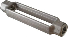 Made in USA - 10,000 Lb Load Limit, 1" Thread Diam, 6" Take Up, Steel Turnbuckle Body Turnbuckle - 8-3/4" Body Length, 1-3/8" Neck Length, 18" Closed Length - Americas Industrial Supply