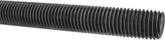 Made in USA - 7/8-9 UNC (Coarse), 3' Long, Low Carbon Steel Threaded Rod - Oil Finish Finish, Right Hand Thread - Americas Industrial Supply