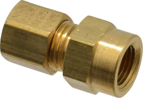 Eaton - 1/4" OD, Female Connector - Comp x FNPT Ends - Americas Industrial Supply