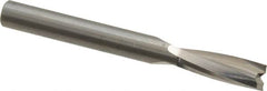 Onsrud - 1/4" Cutting Diam x 3/4" Length of Cut, 2 Flute, Upcut Spiral Router Bit - Uncoated, Right Hand Cut, Solid Carbide, 2-1/2" OAL x 1/4" Shank Diam, Double Edge, 11° Helix Angle - Americas Industrial Supply