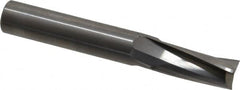 Onsrud - 1/2" Cutting Diam x 1-1/8" Length of Cut, 3 Flute, Upcut Spiral Router Bit - Uncoated, Right Hand Cut, Solid Carbide, 3-1/2" OAL x 1/2" Shank Diam, Three Edge, 10° Helix Angle - Americas Industrial Supply