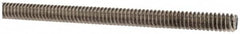 Made in USA - #10-24 UNC (Coarse), 3' Long, Stainless Steel Threaded Rod - Right Hand Thread - Americas Industrial Supply