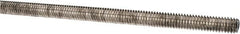 Made in USA - 5/16-18 UNC (Coarse), 3' Long, Stainless Steel Threaded Rod - Right Hand Thread - Americas Industrial Supply