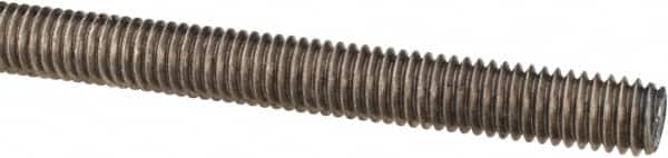 Made in USA - 3/8-16 UNC (Coarse), 3' Long, Stainless Steel Threaded Rod - Right Hand Thread - Americas Industrial Supply