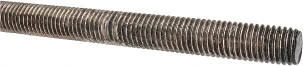 Value Collection - 5/8-11 UNC (Coarse), 3' Long, Stainless Steel Threaded Rod - Right Hand Thread - Americas Industrial Supply