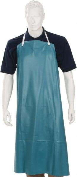 Ansell - 33 x 49" Bib Apron - PVC, Green - Americas Industrial Supply