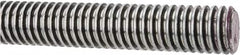 Keystone Threaded Products - 1-1/8-5 Acme, 3' Long, Low Carbon Steel General Purpose Acme Threaded Rod - Oil Finish Finish, Right Hand Thread, 2G Fit - Americas Industrial Supply