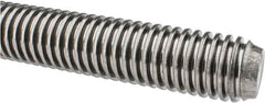 Keystone Threaded Products - 1-1/4-5 Acme, 3' Long, Low Carbon Steel General Purpose Acme Threaded Rod - Oil Finish Finish, Right Hand Thread, 2G Fit - Americas Industrial Supply