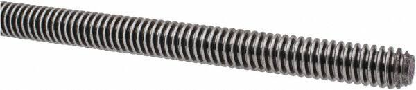 Keystone Threaded Products - 1/2-10 Acme, 6' Long, Low Carbon Steel General Purpose Acme Threaded Rod - Oil Finish Finish, Right Hand Thread, 2G Fit - Americas Industrial Supply