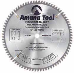 Amana Tool - 8" Diam, 5/8" Arbor Hole Diam, 64 Tooth Wet & Dry Cut Saw Blade - Carbide-Tipped, Crosscut & Cutoff Action, Standard Round Arbor - Americas Industrial Supply